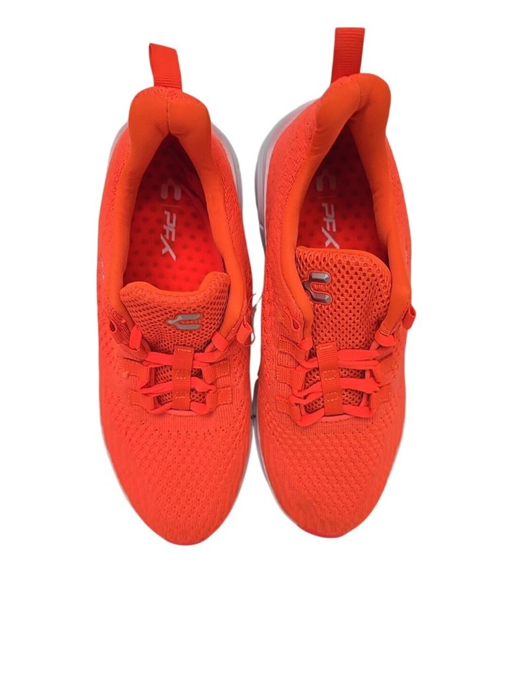 Charly Women’s Low-Cut Tennis Athletic Sneakers 1040974 Coral White Size 8M - Picture 6 of 8